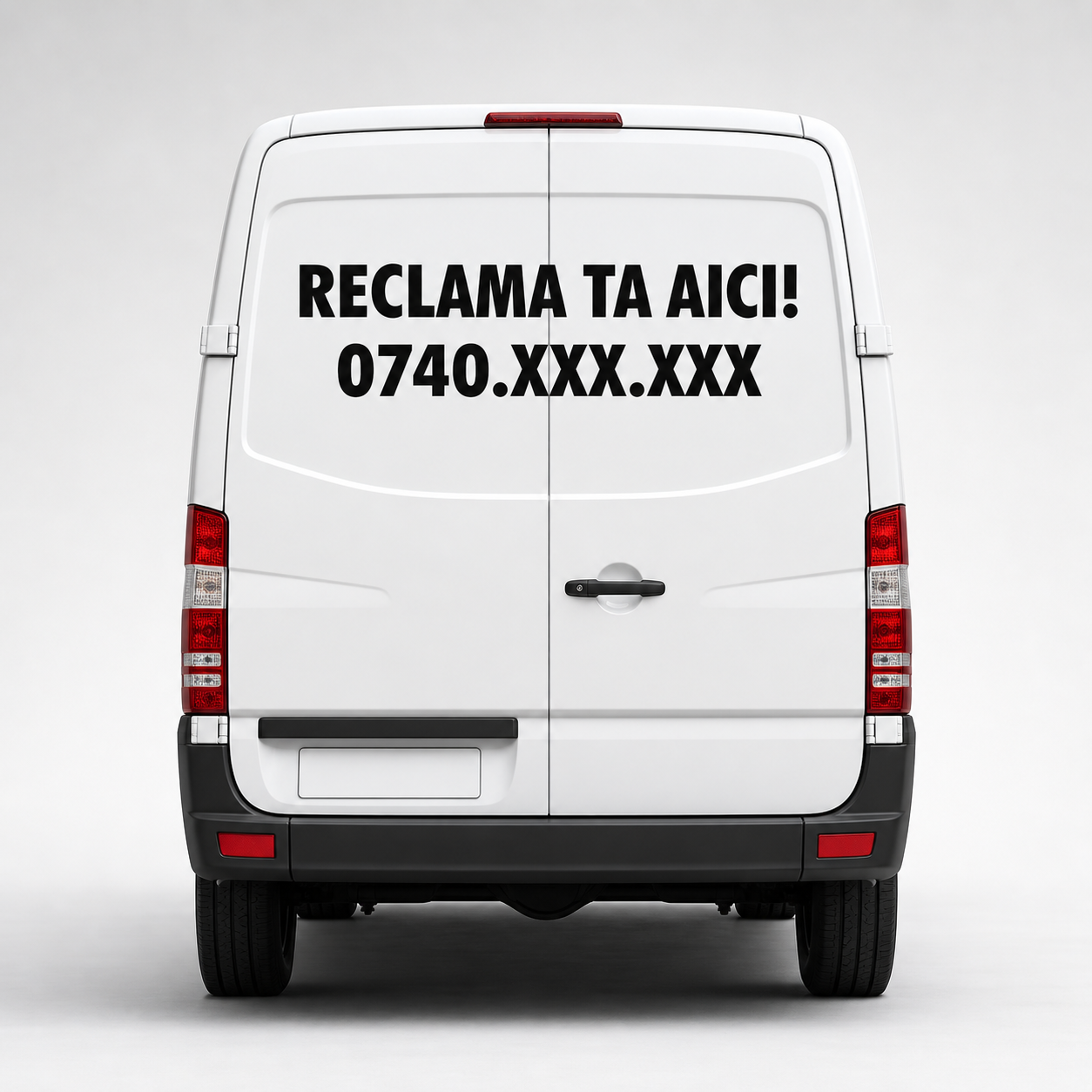 Sticker Auto Reclama text